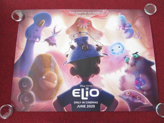 Elio - C UK Quad Rolled Poster Disney Yonas Kibreab Zoe Saldana 2025 Movie posters