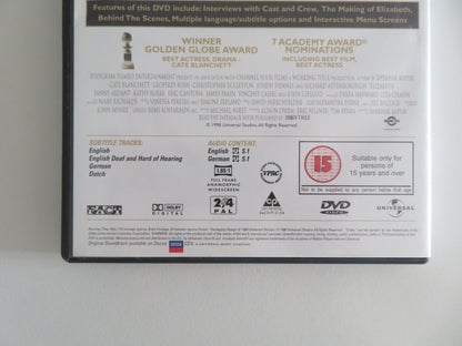 ELIZABETH (DVD) CATE BLANCHETT GEOFFREY RUSH 1998 REGION 2, 4 Movie posters