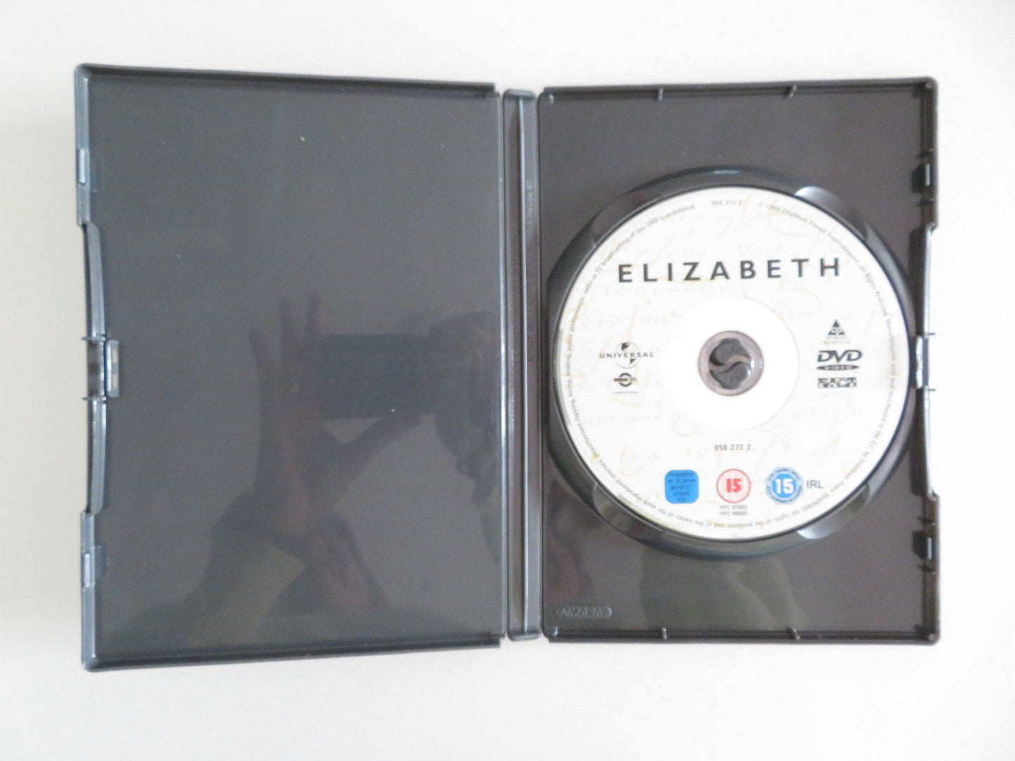 ELIZABETH (DVD) CATE BLANCHETT GEOFFREY RUSH 1998 REGION 2, 4 Movie posters
