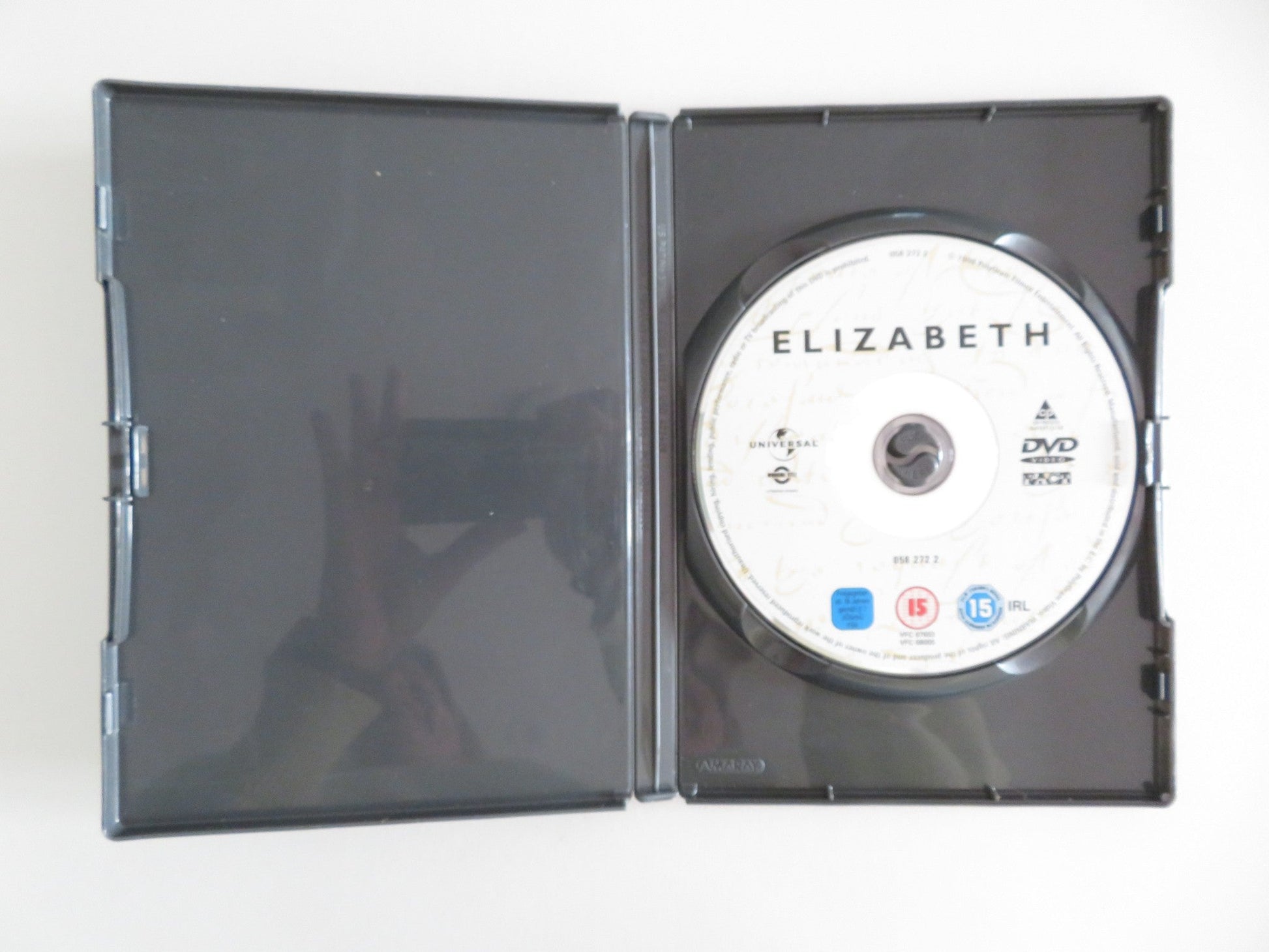 ELIZABETH (DVD) CATE BLANCHETT GEOFFREY RUSH 1998 REGION 2, 4 Movie posters