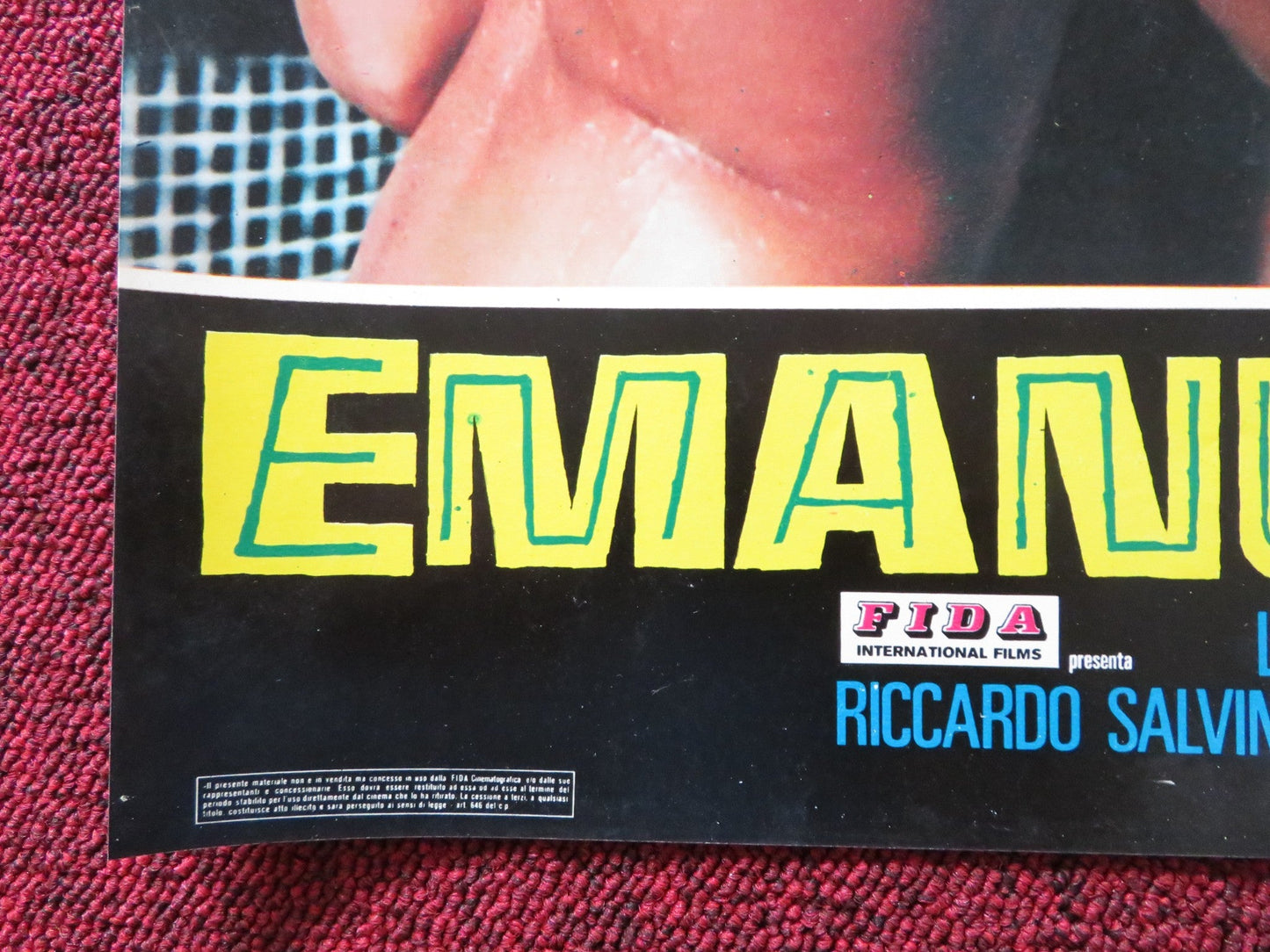 EMANUELLE IN AMERICA - A ITALIAN FOTOBUSTA POSTER JOE D'AMATO LAURA GEMSER 1977 Rendezvous Cinema Movie posters