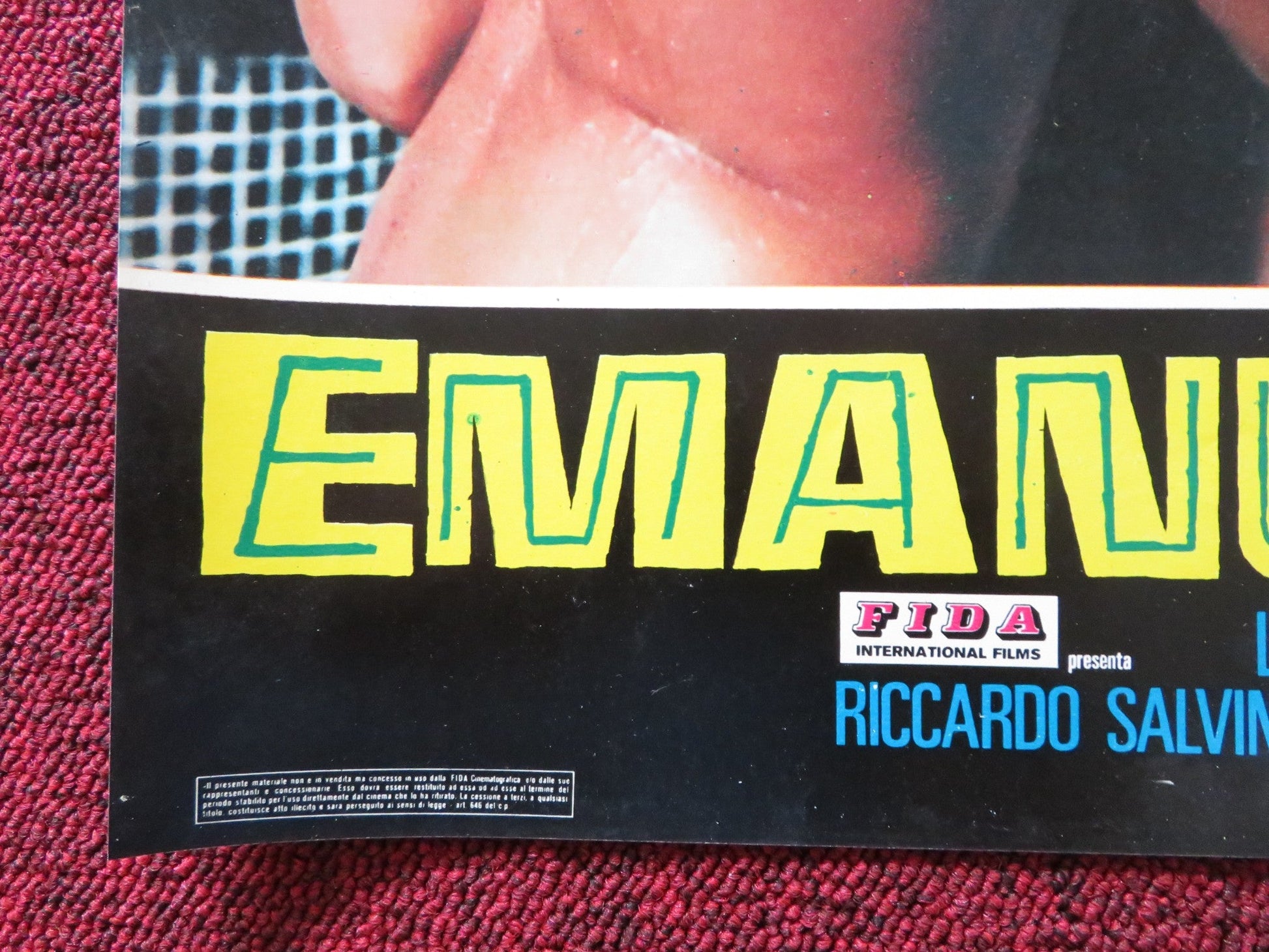 EMANUELLE IN AMERICA - A ITALIAN FOTOBUSTA POSTER JOE D'AMATO LAURA GEMSER 1977 Rendezvous Cinema Movie posters