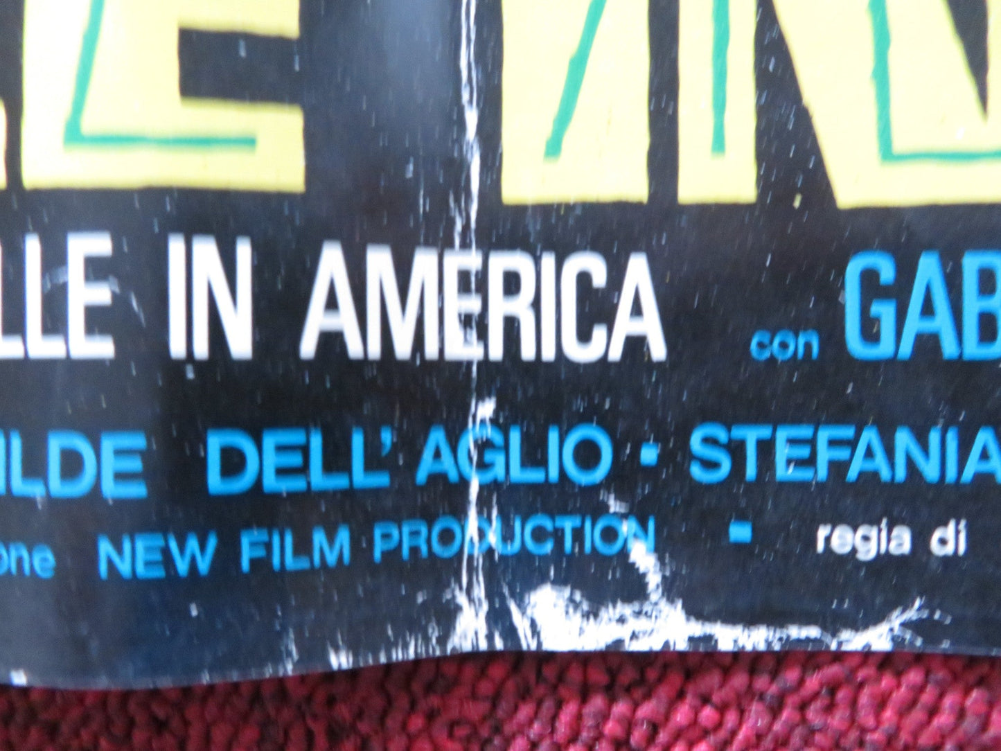 EMANUELLE IN AMERICA - B ITALIAN FOTOBUSTA POSTER JOE D'AMATO LAURA GEMSER 1977 Rendezvous Cinema Movie posters