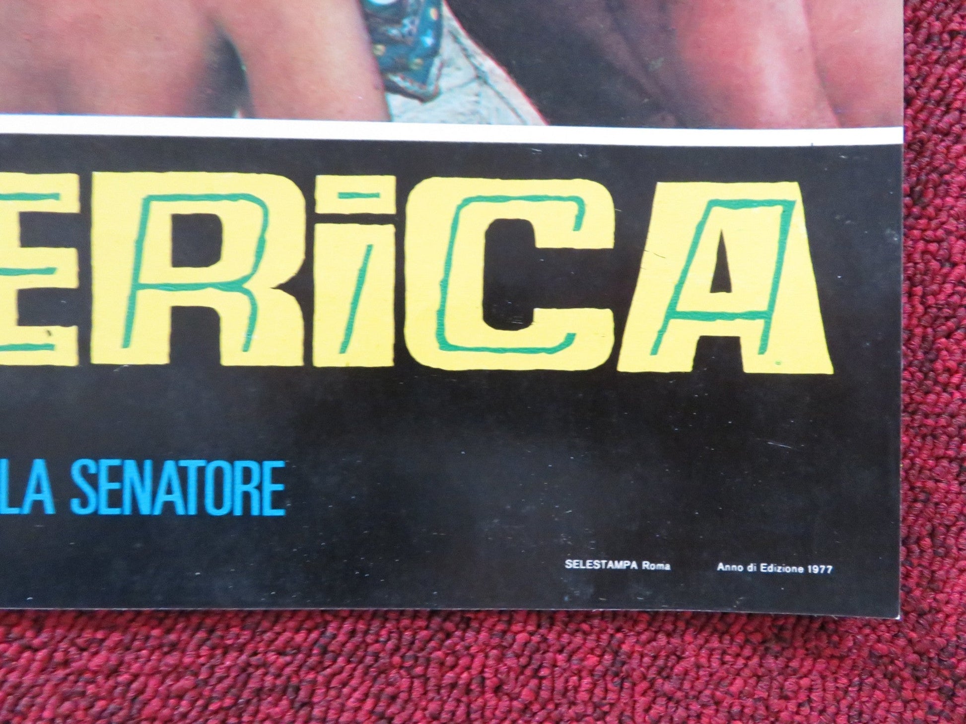 EMANUELLE IN AMERICA - B ITALIAN FOTOBUSTA POSTER JOE D'AMATO LAURA GEMSER 1977 Rendezvous Cinema Movie posters