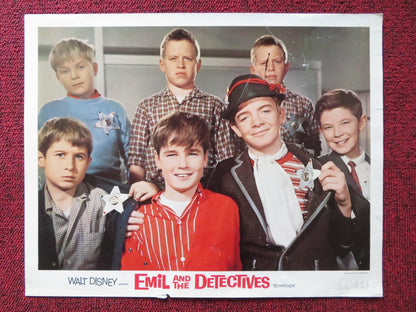 EMIL AND THE DETECTIVES US LOBBY CARD FULL SET DISNEY WALTER SLEZAK 1964 Rendezvous Cinema Movie posters