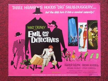 EMIL AND THE DETECTIVES US LOBBY CARD FULL SET DISNEY WALTER SLEZAK 1964 Rendezvous Cinema Movie posters