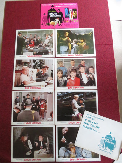 EMIL AND THE DETECTIVES US LOBBY CARD FULL SET DISNEY WALTER SLEZAK 1964 Rendezvous Cinema Movie posters