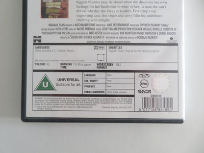 EMMA - B (DVD) GWYNETH PALTROW ALAN CUMMING 1996 REGION 2 Movie posters