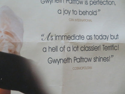 EMMA UK QUAD ROLLED POSTER GWYNETH PALTROW EWAN MCGREGOR 1996 - Rendezvous Cinema