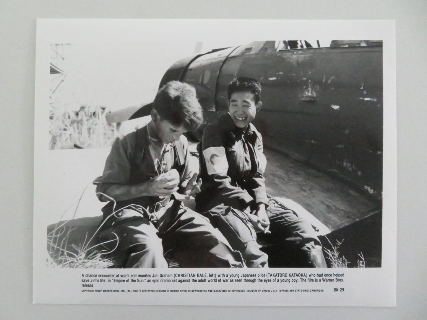 EMPIRE OF THE SUN MOVIE STILL PHOTO LOT OF 10 CHRISTIAN BALE JOHN MALKOVICH 1987 Movie posters