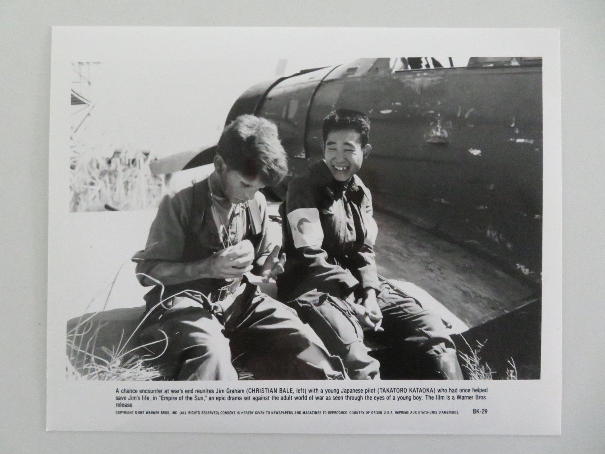 EMPIRE OF THE SUN MOVIE STILL PHOTO LOT OF 10 CHRISTIAN BALE JOHN MALKOVICH 1987 Movie posters