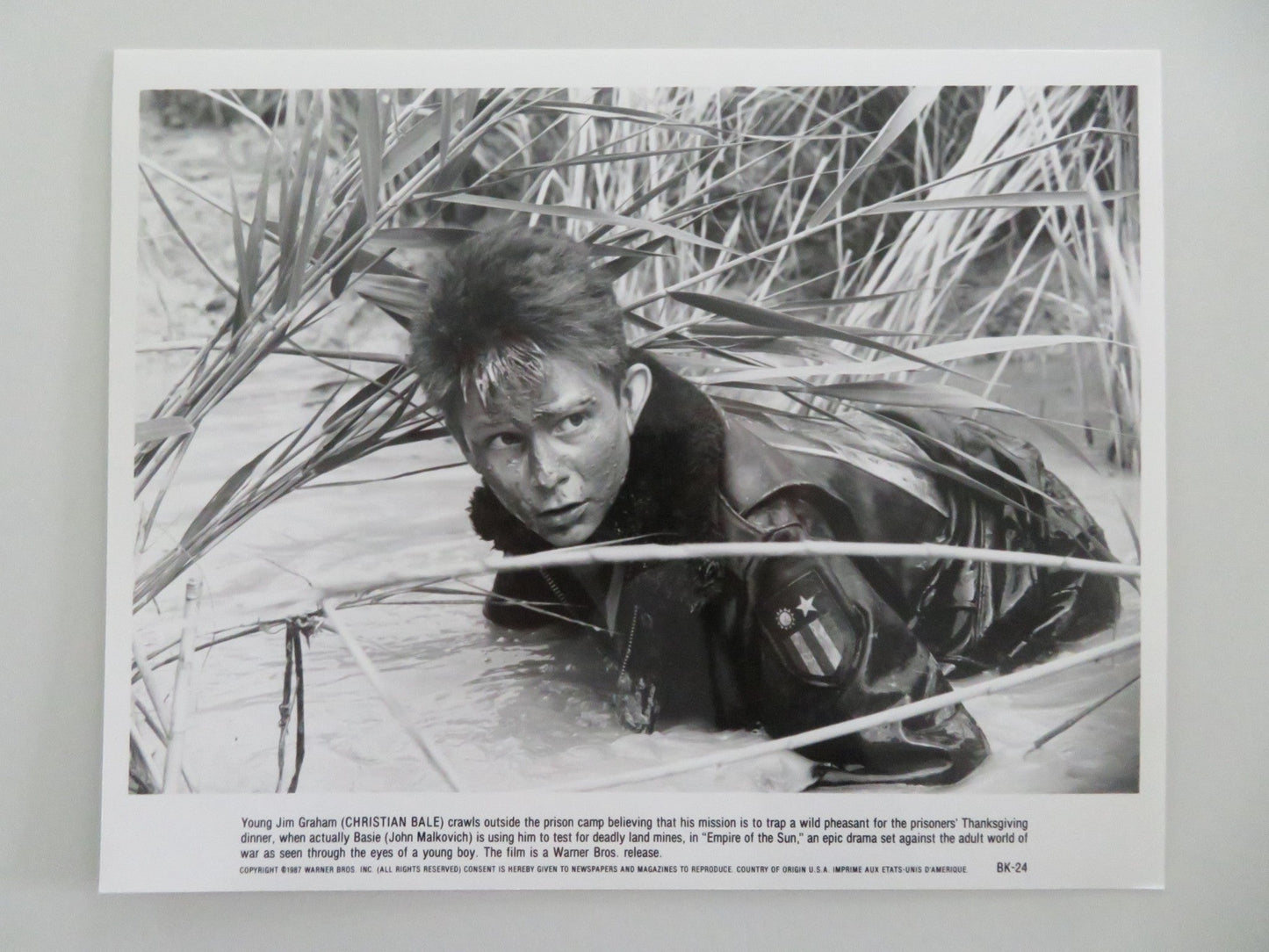 EMPIRE OF THE SUN MOVIE STILL PHOTO LOT OF 10 CHRISTIAN BALE JOHN MALKOVICH 1987 Movie posters