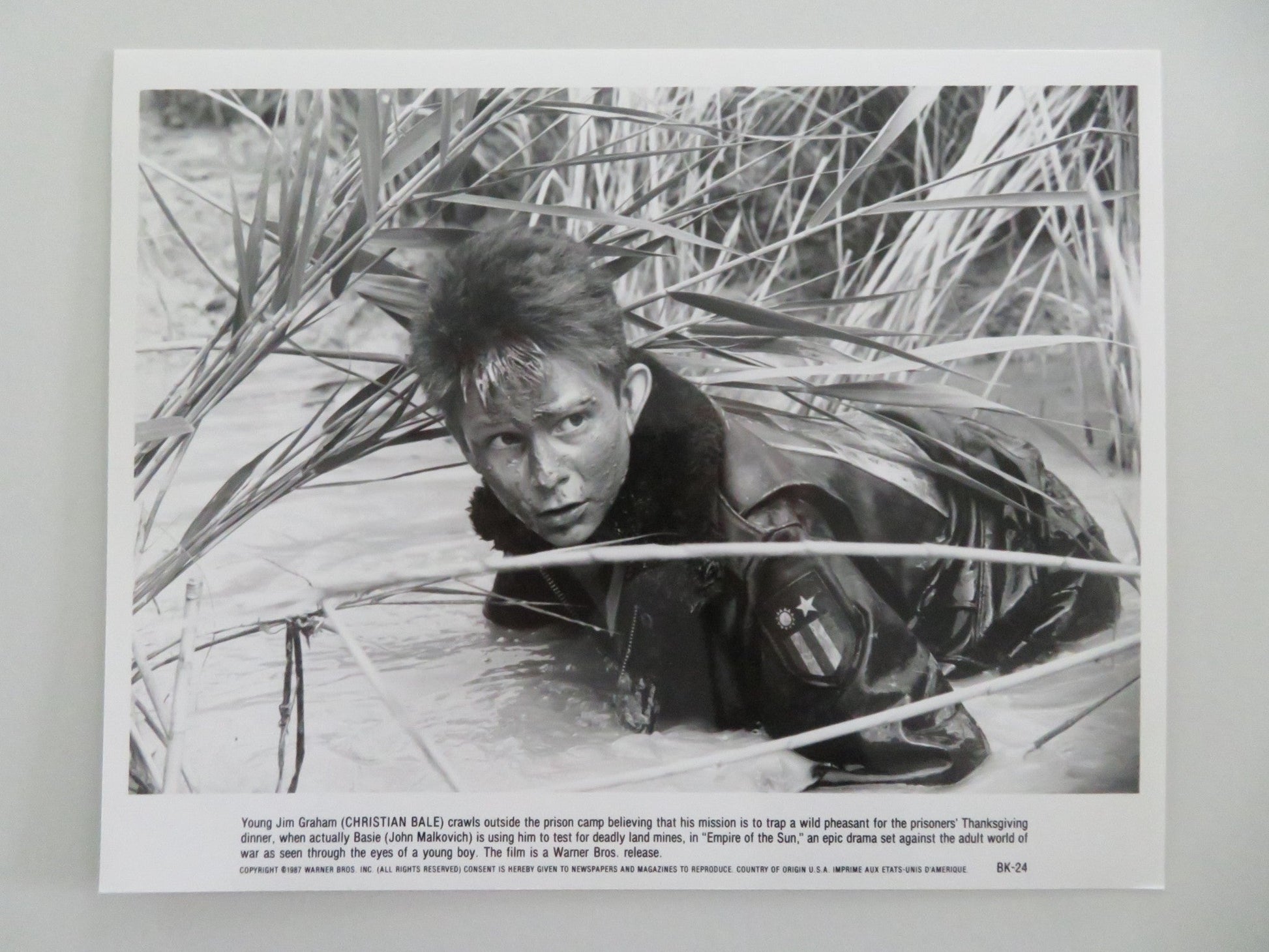 EMPIRE OF THE SUN MOVIE STILL PHOTO LOT OF 10 CHRISTIAN BALE JOHN MALKOVICH 1987 Movie posters