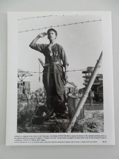 EMPIRE OF THE SUN MOVIE STILL PHOTO LOT OF 10 CHRISTIAN BALE JOHN MALKOVICH 1987 Movie posters