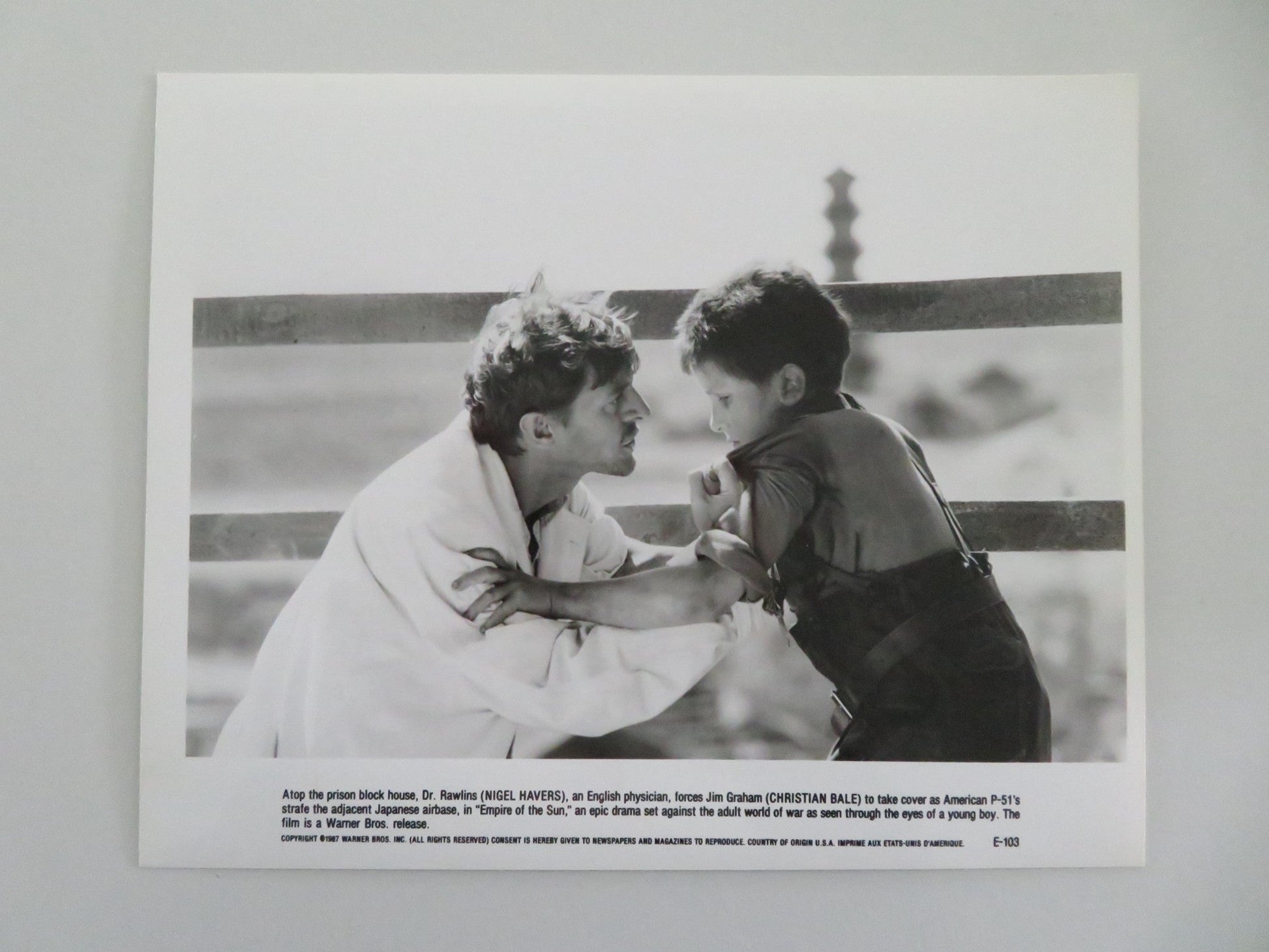 EMPIRE OF THE SUN MOVIE STILL PHOTO LOT OF 10 CHRISTIAN BALE JOHN MALKOVICH 1987 Movie posters