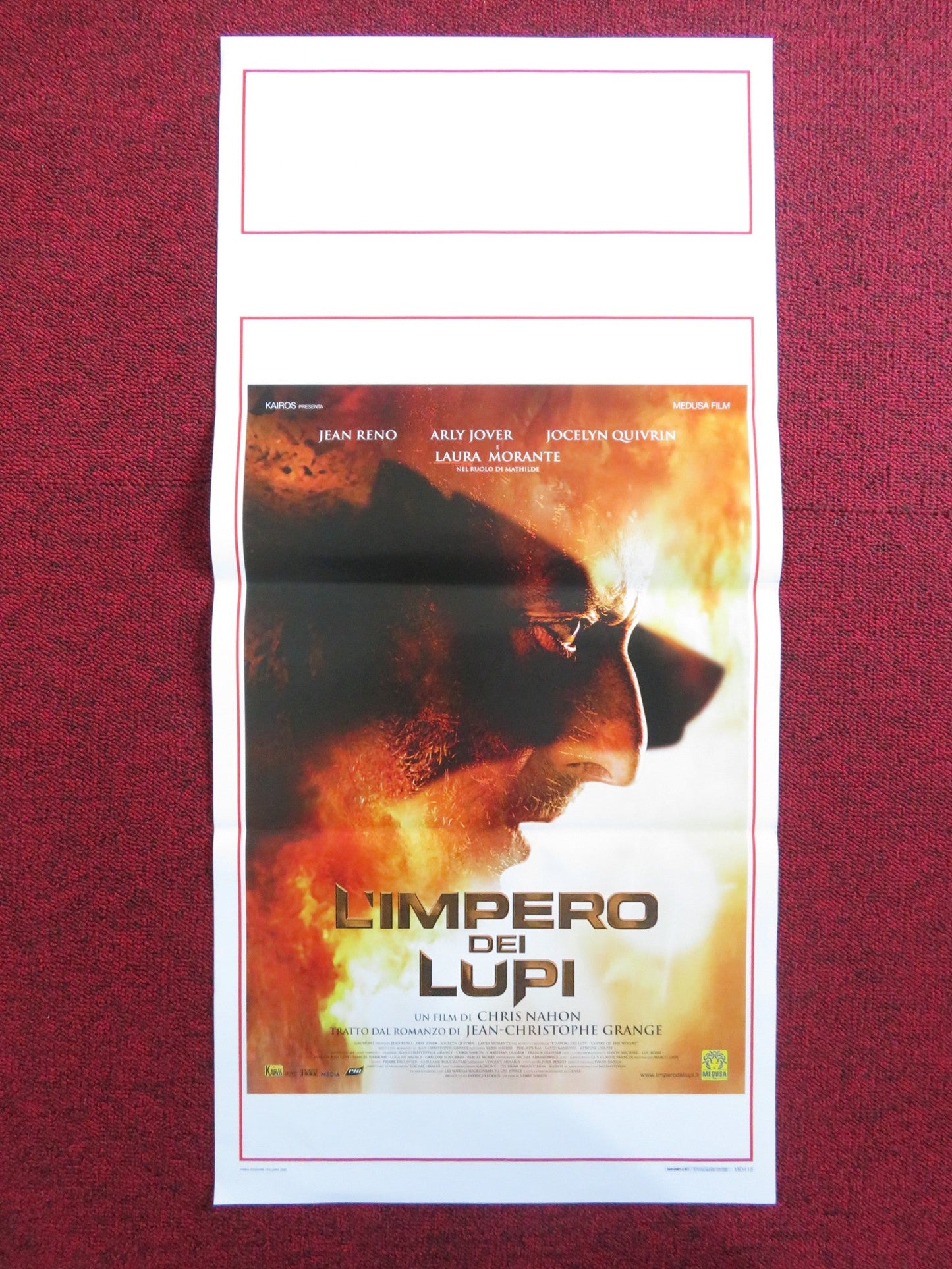 EMPIRE OF THE WOLVES ITALIAN LOCANDINA POSTER JEAN RENO ARLY JOVER 2005 Rendezvous Cinema Movie posters