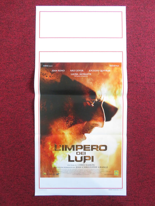 EMPIRE OF THE WOLVES ITALIAN LOCANDINA POSTER JEAN RENO ARLY JOVER 2005 Rendezvous Cinema Movie posters