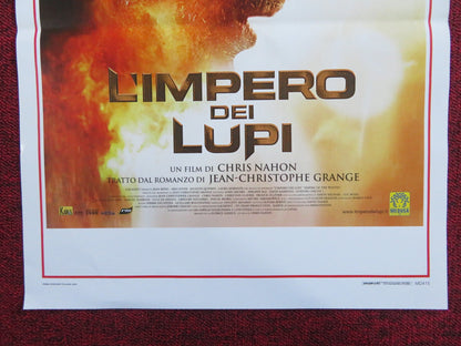 EMPIRE OF THE WOLVES ITALIAN LOCANDINA POSTER JEAN RENO ARLY JOVER 2005 Rendezvous Cinema Movie posters