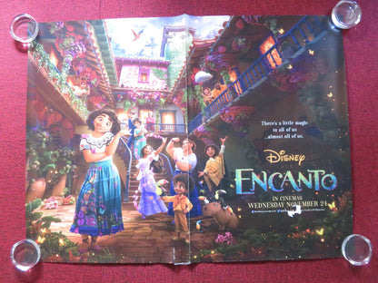 ENCANTO UK QUAD ROLLED POSTER STEPHANIE BEATRIZ JOHN LEGUIZAMO 2021 Rendezvous Cinema Movie posters