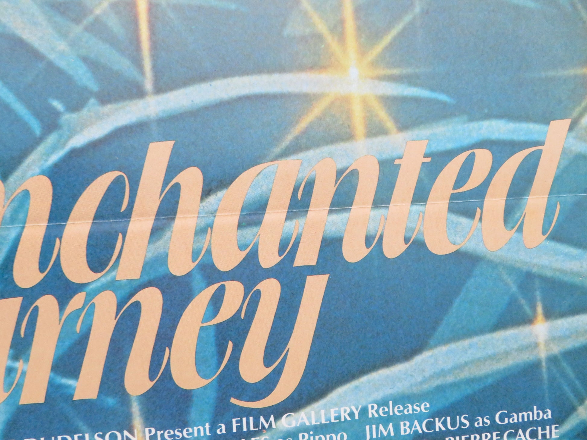Enchanted Journey US Tri Folded One Sheet Rolled Poster Orson Welles 1984 Movie posters
