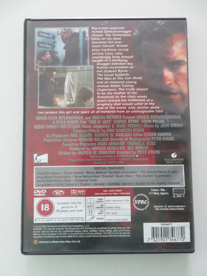 End of Days (DVD) Arnold Schwarzenegger Gabriel Byrne 1999 Region 2 Movie posters