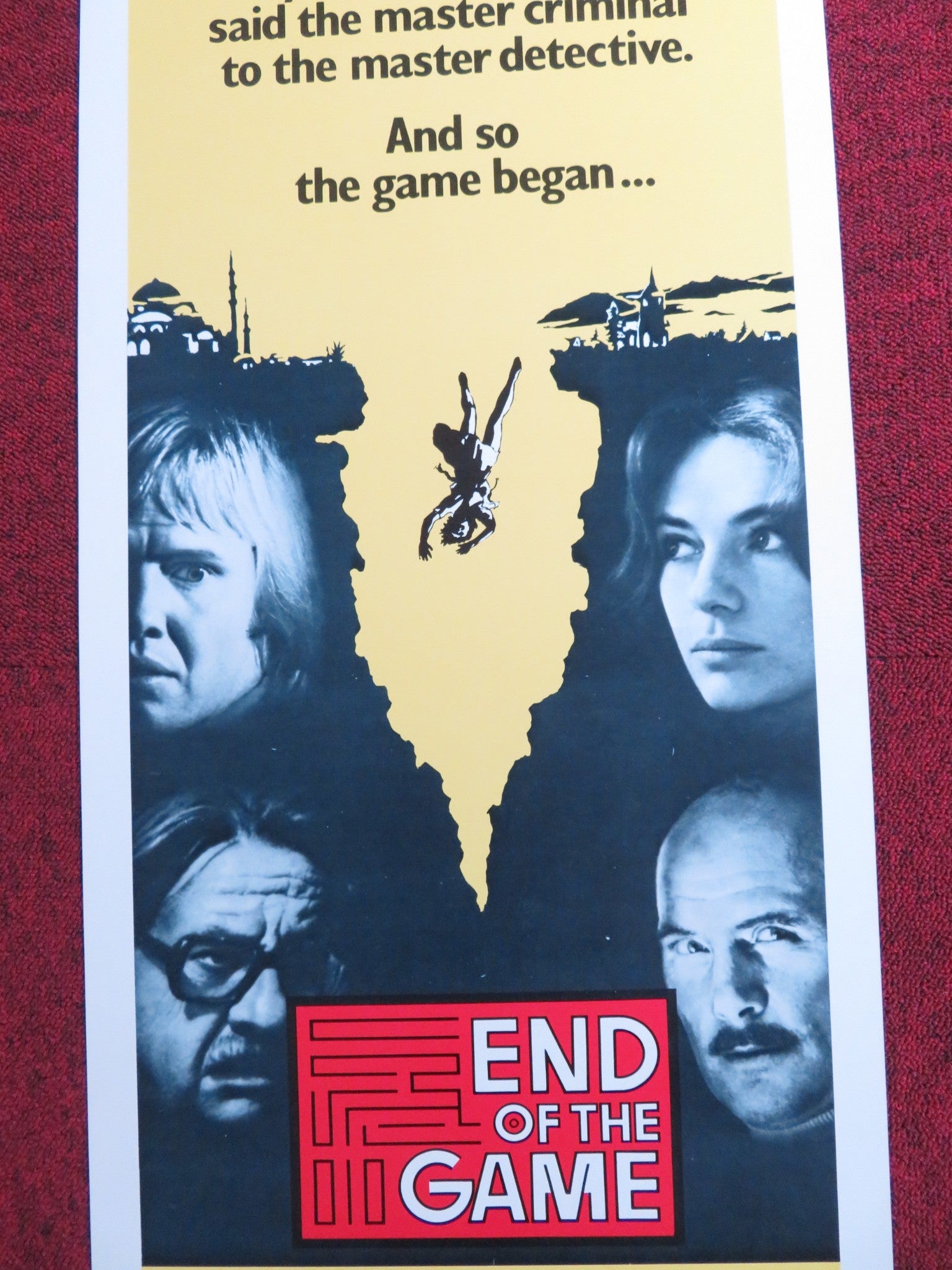 END OF THE GAME US INSERT POSTER JON VOIGH JACQUELINE BISSET 1976 Rendezvous Cinema Movie posters