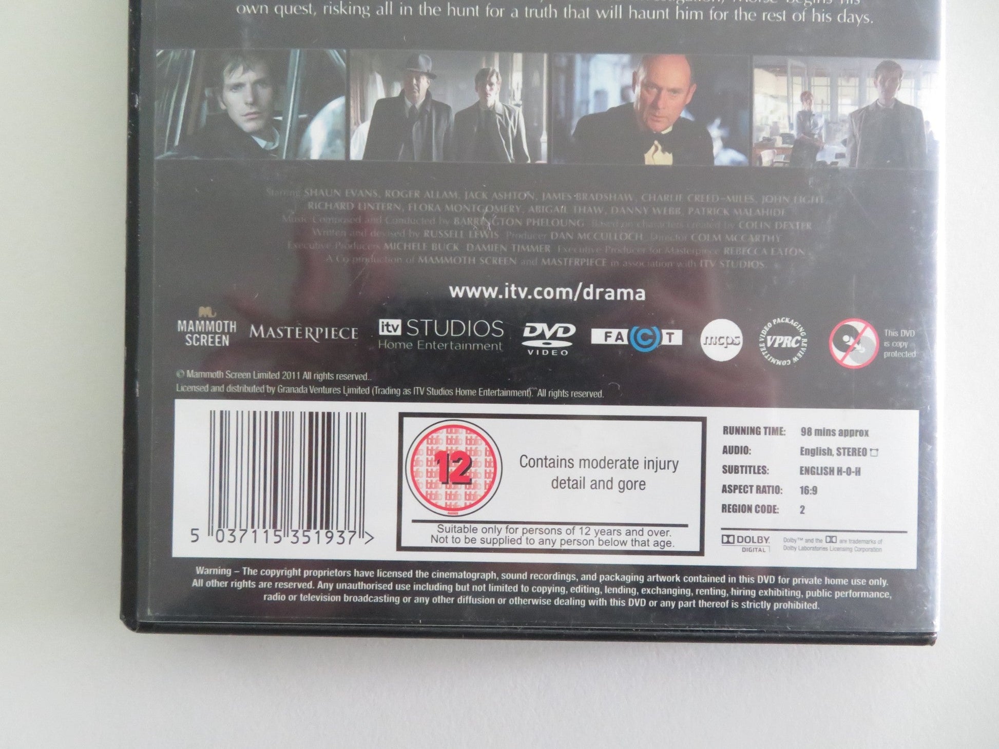 Endeavour - The Origins of Inspector Morse (DVD) Shaun Evans 2012 Region 2 Movie posters