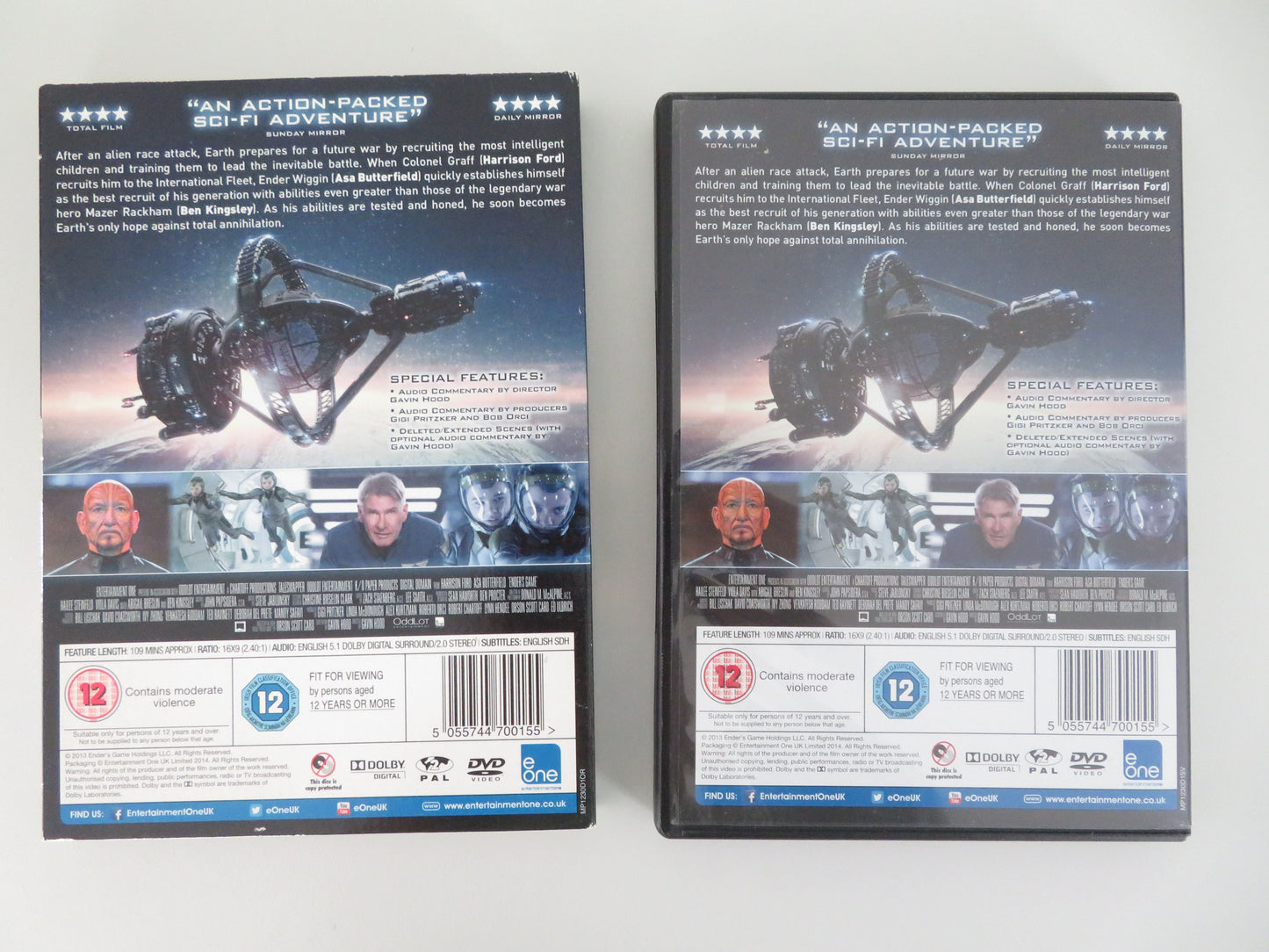 Ender's Game (DVD) Harrison Ford Asa Butterfield 2013 Region 2 Movie posters