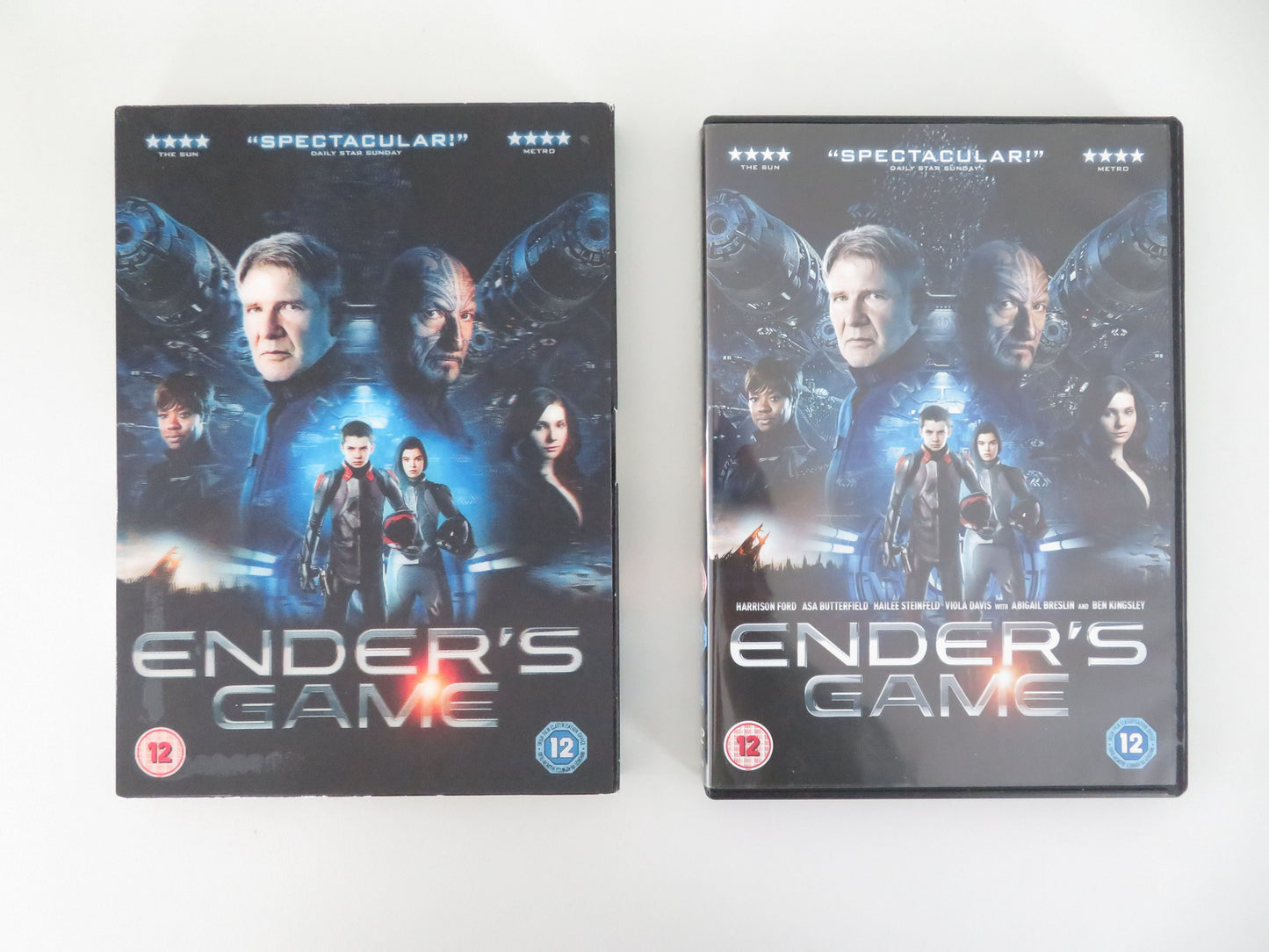 Ender's Game (DVD) Harrison Ford Asa Butterfield 2013 Region 2 Movie posters