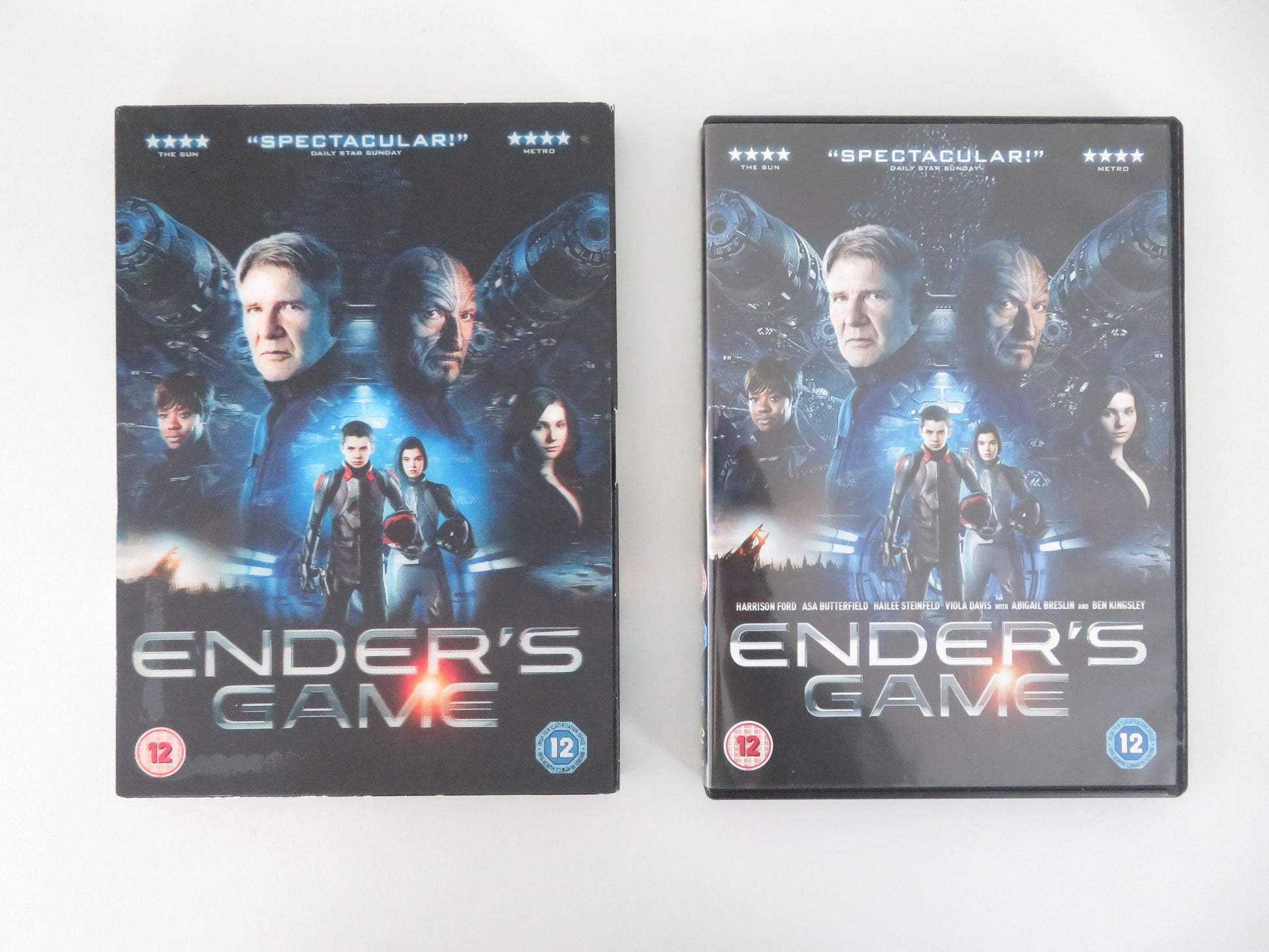 Ender's Game (DVD) Harrison Ford Asa Butterfield 2013 Region 2 Movie posters