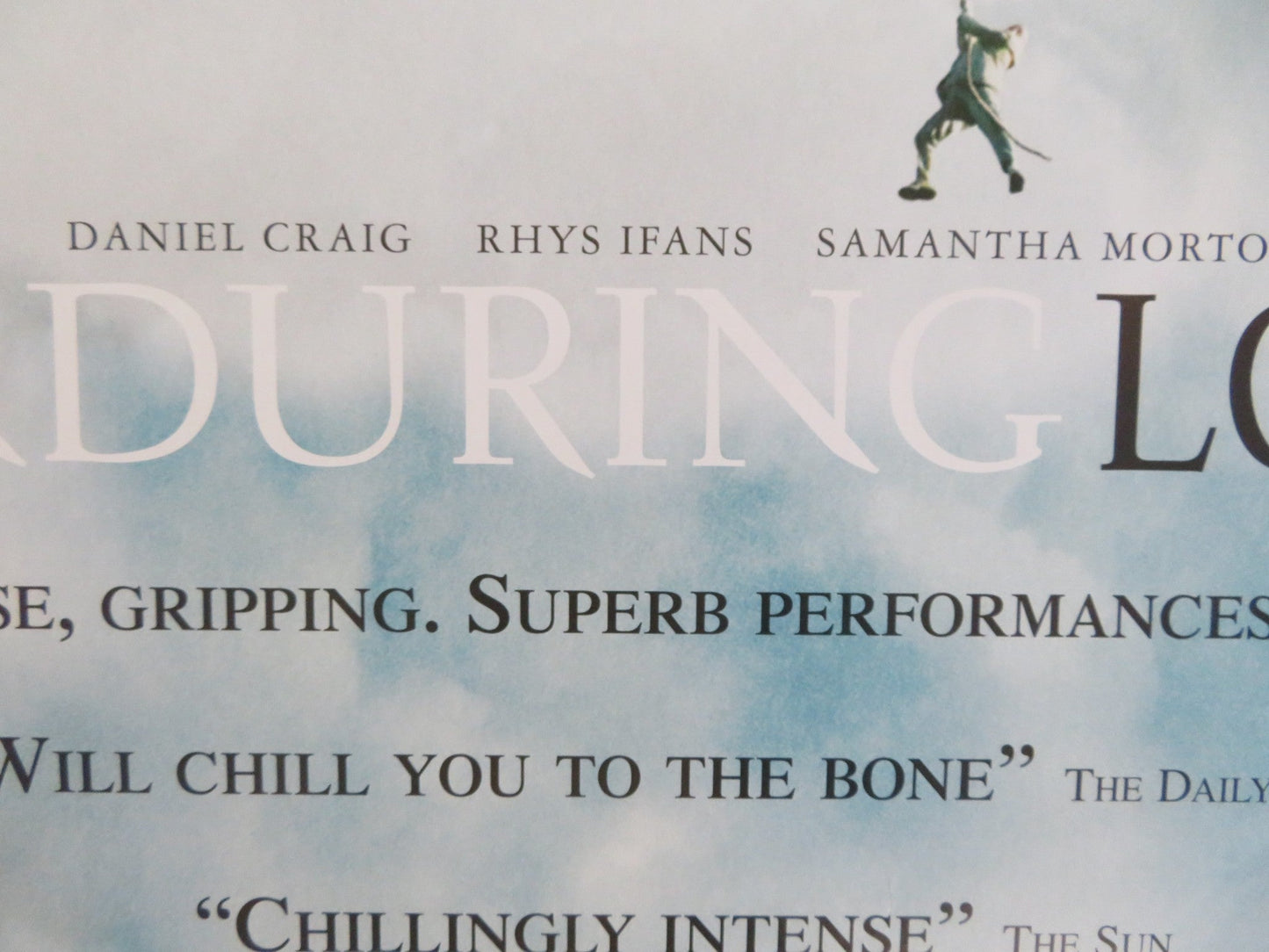 ENDURING LOVE DVD & VHS VIDEO POSTER DANIEL CRAIG RHYS IFANS S. MORTON 2004 Rendezvous Cinema Movie posters