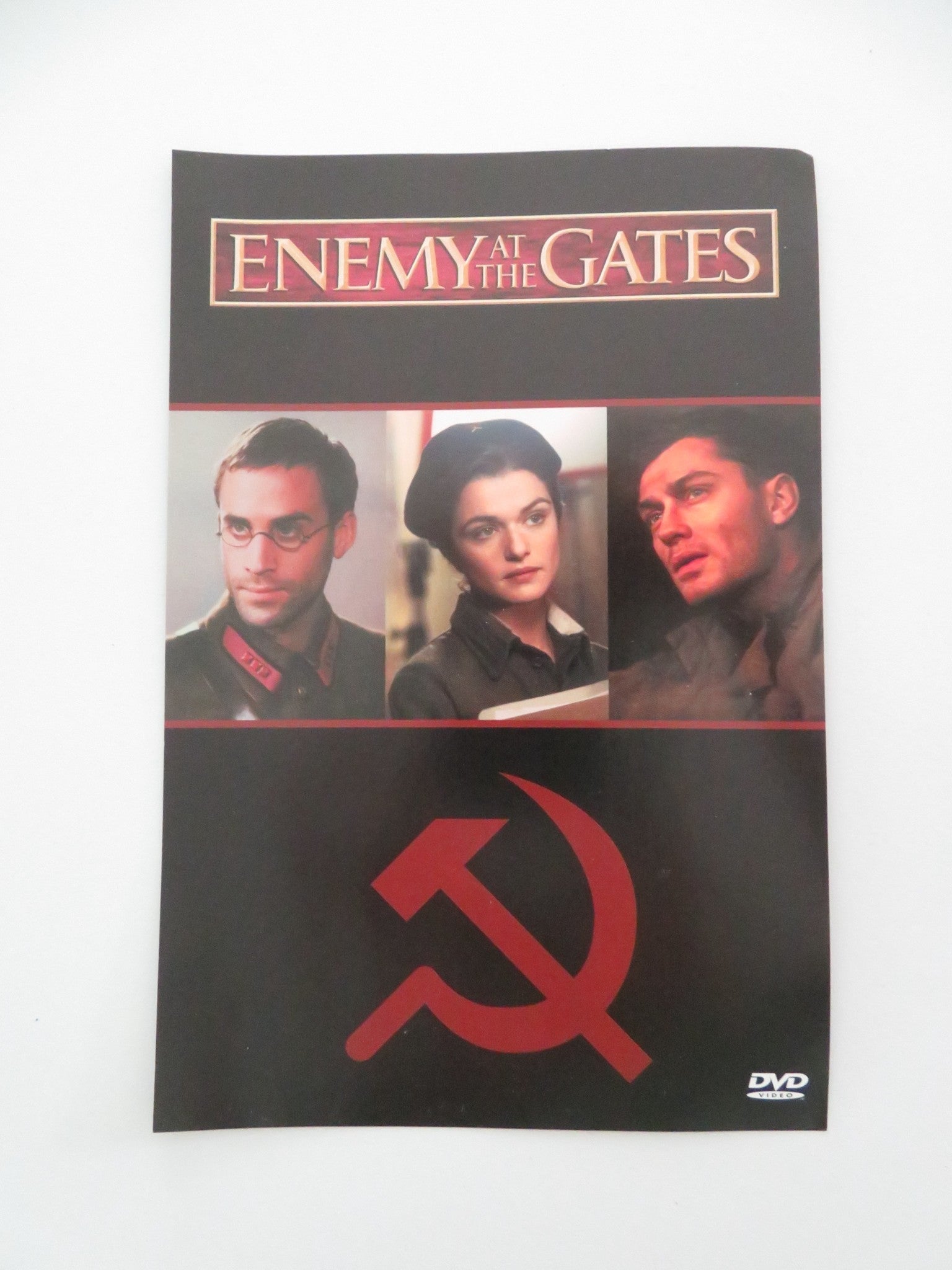 ENEMY AT THE GATES (DVD) JUDE LAW JOSEPH FIENNES 2001 REGION 1 Movie posters