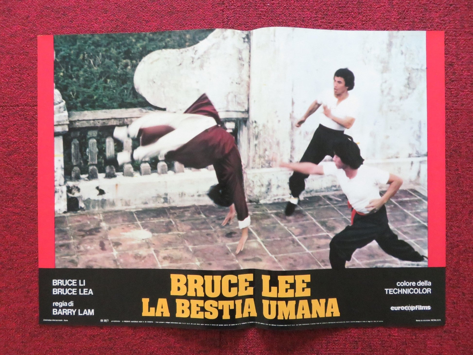 ENTER THREE DRAGONS ITALIAN FOTOBUSTA POSTER RYONG KEO IL - DO JANG 1978 Rendezvous Cinema Movie posters