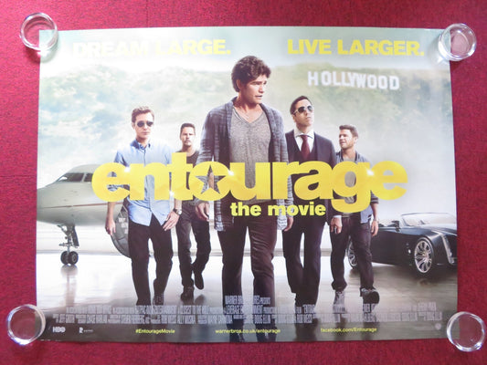 ENTOURAGE UK QUAD ROLLED POSTER KEVIN CONNOLLY ADRIAN GRENIER 2015 Rendezvous Cinema Movie posters