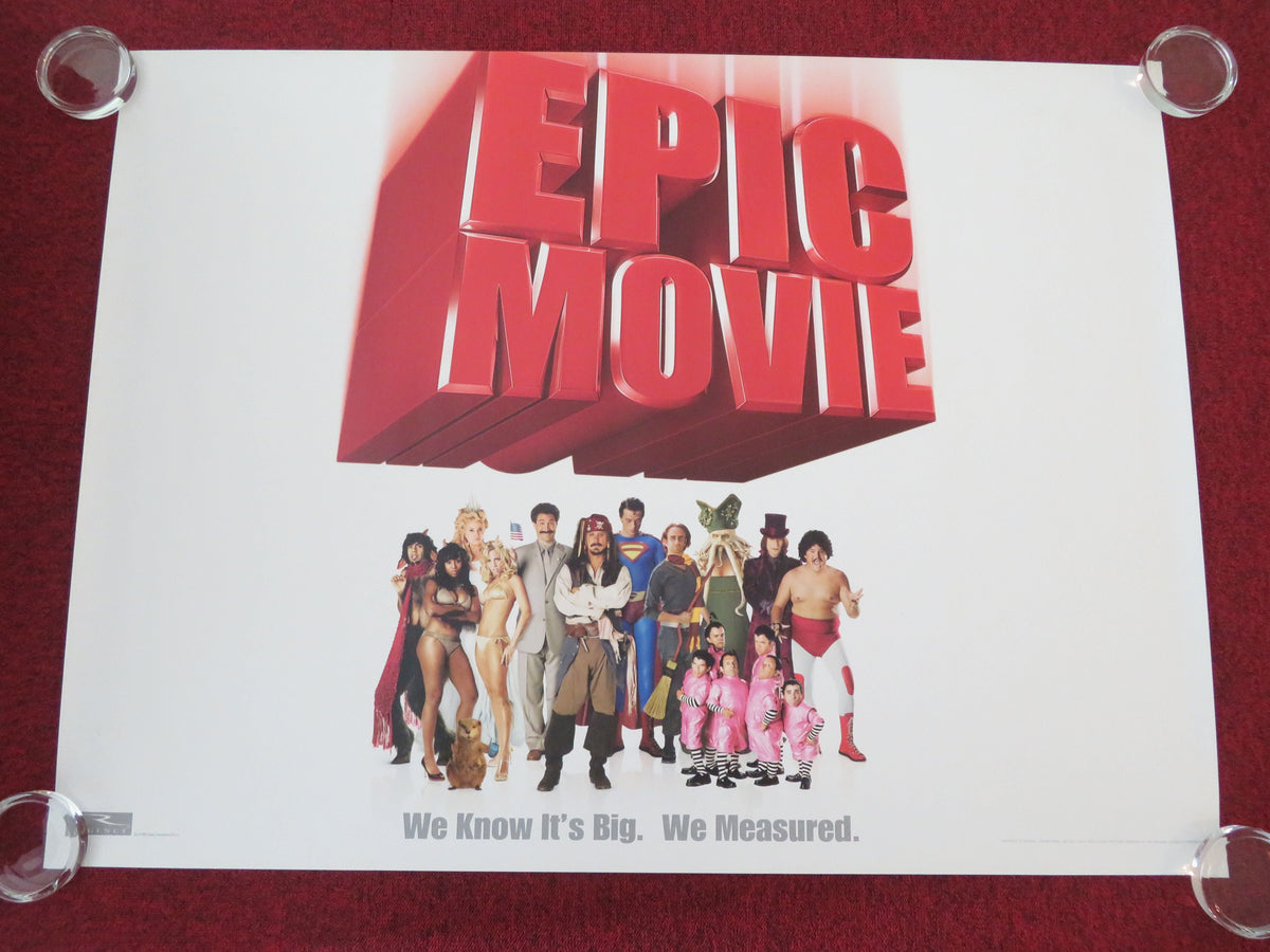 Epic Movie UK Quad Rolled Poster Jennifer Coolidge Carmen Electra 2007 Movie posters