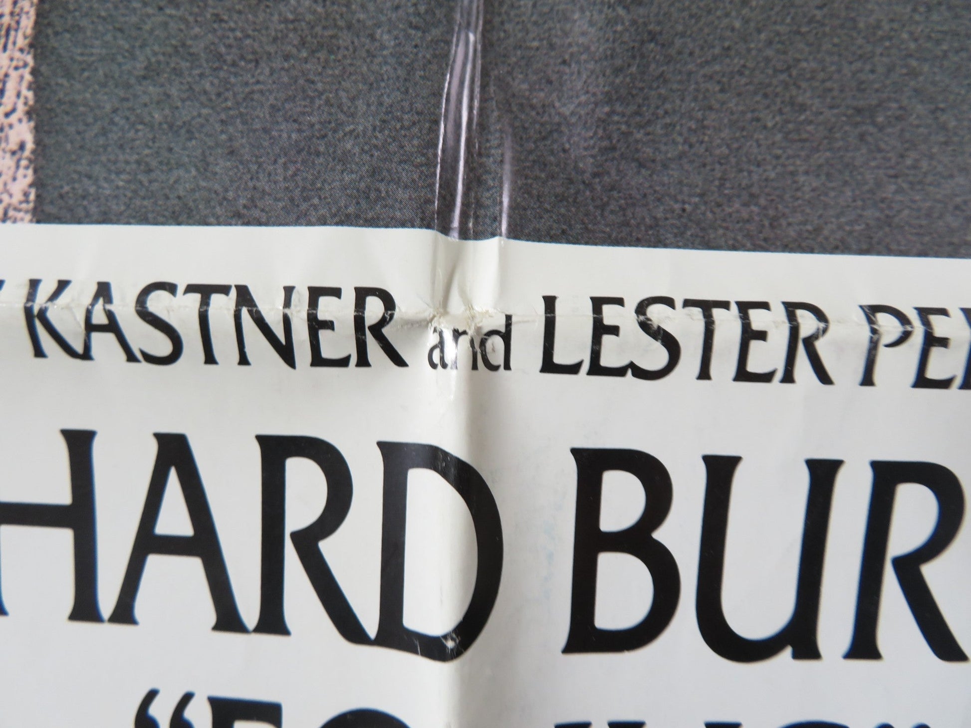 EQUUS FOLDED US ONE SHEET POSTER RICHARD BURTON PETER FIRTH 1977 Rendezvous Cinema Movie posters