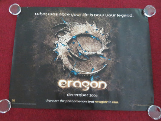 ERAGON - B UK QUAD ROLLED POSTER ED SPELEERS JEREMY IRONS 2006 - Rendezvous Cinema