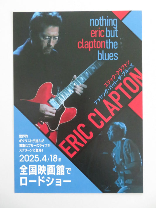 ERIC CLAPTON: NOTHING BUT THE BLUES JAPANESE CHIRASHI (B5) POSTER BRONZE R2025 Movie posters