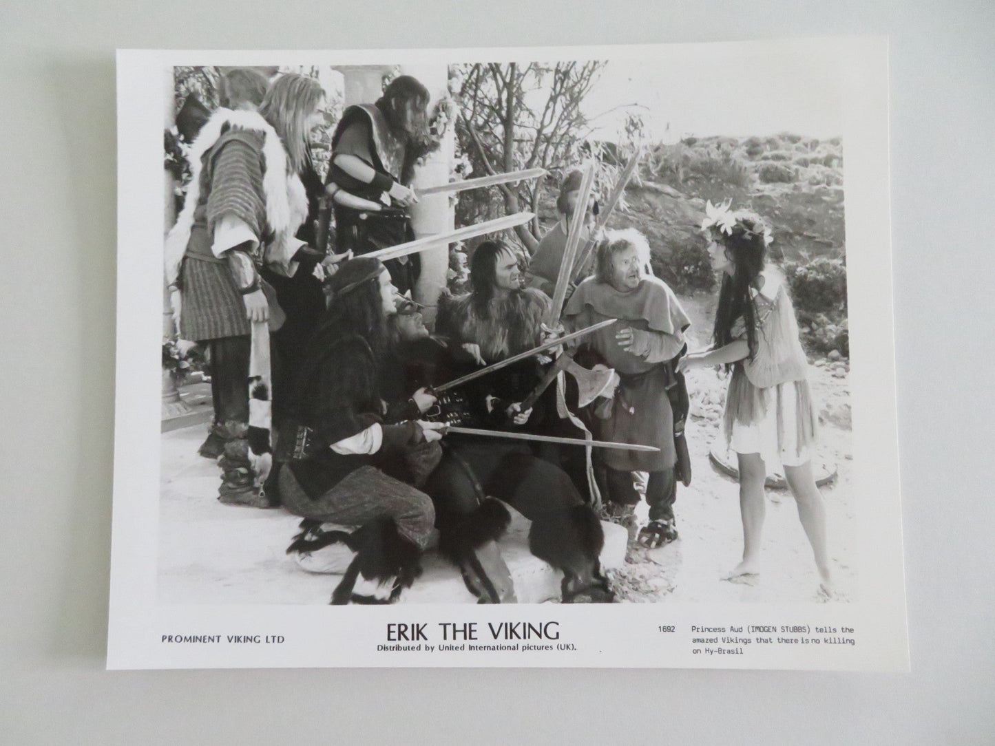 ERIK THE VIKING MOVIE STILL PHOTO LOT OF 7 TIM ROBBINS TERRY JONES M ROONEY 1989 Movie posters