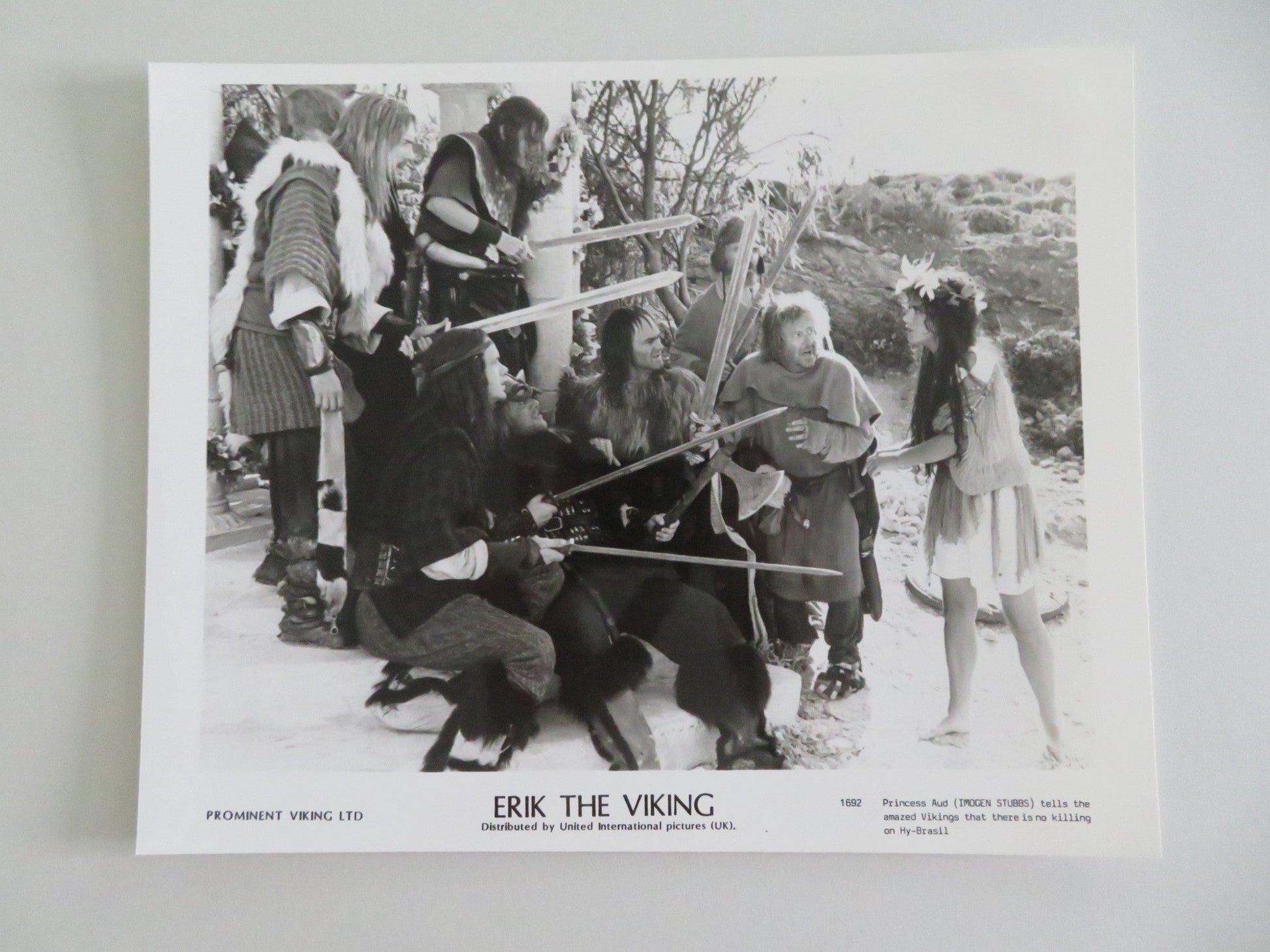 ERIK THE VIKING MOVIE STILL PHOTO LOT OF 7 TIM ROBBINS TERRY JONES M ROONEY 1989 Movie posters