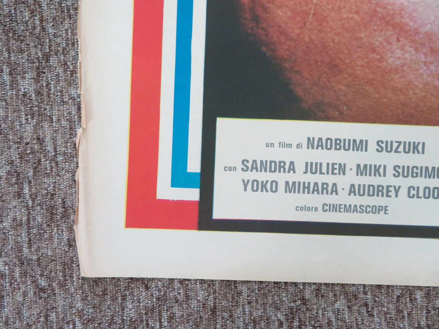 Erotomaniac Daimyo Italian 2 Foglio Poster Sandra Julien 1972 Movie posters