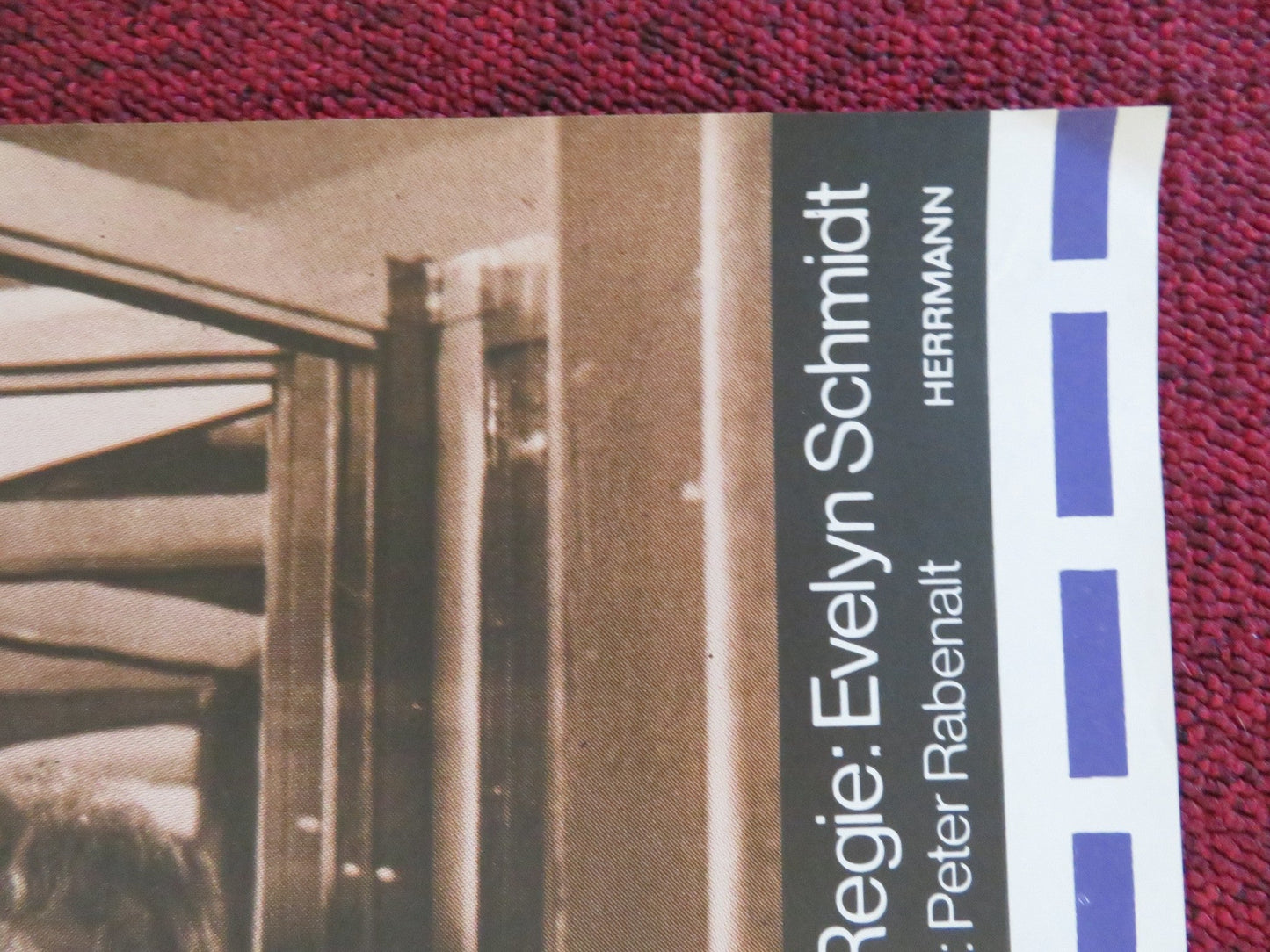 ESCAPADE GERMAN POSTER ROLLED RENATE GEISSLER UWE ZERBE 1980 Rendezvous Cinema Movie posters