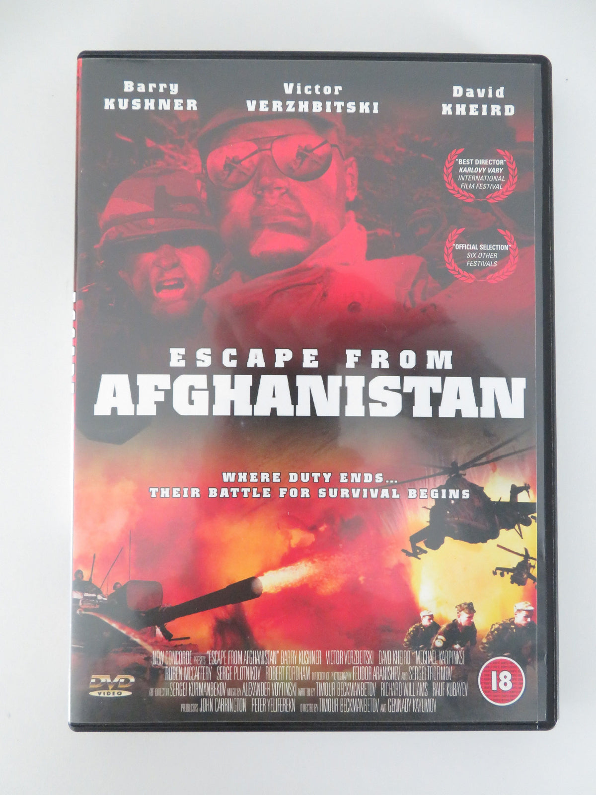 Escape from Afghanistan (DVD) Barry Kushner 2002 Region 2 Movie posters