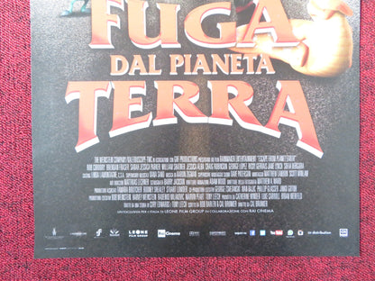 ESCAPE FROM PLANET EARTH ITALIAN LOCANDINA POSTER BRENDAN FRASER 2012 Rendezvous Cinema Movie posters