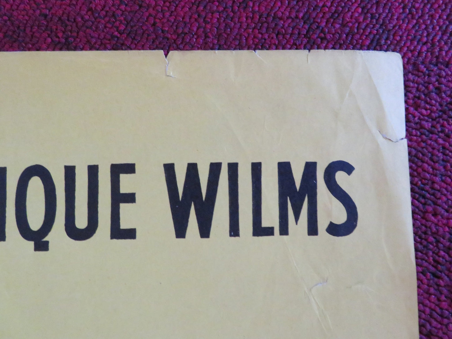 ET PAR ICI LA SORTIE FRENCH POSTER ROLLED TONY WRIGHT DOMINIQUE WILMS 1957 Rendezvous Cinema Movie posters