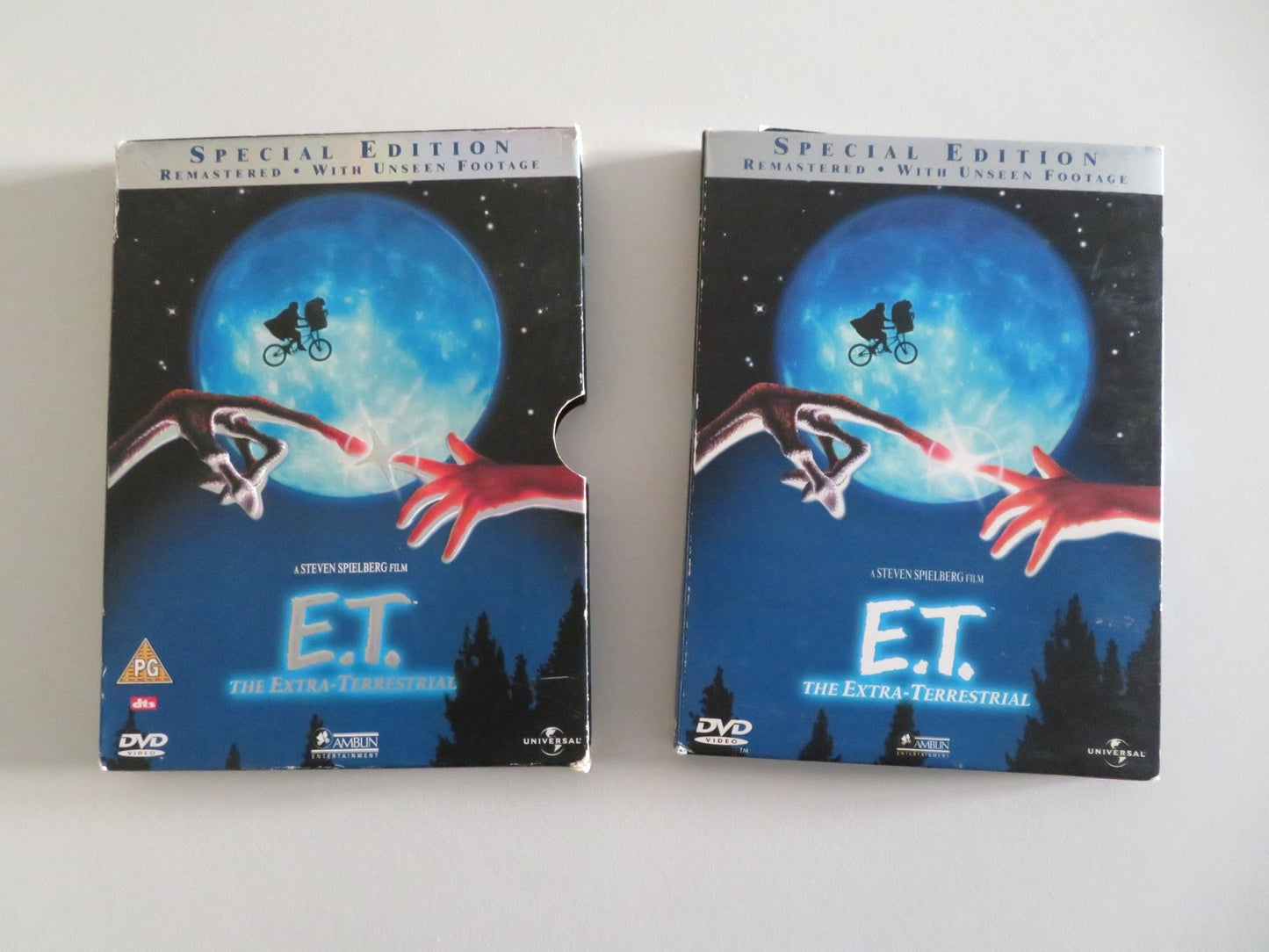 E.T. THE EXTRA TERRESTRIAL - SPECIAL EDITION - B (DVD) H. THOMAS 1982 REGION 2,4 Movie posters