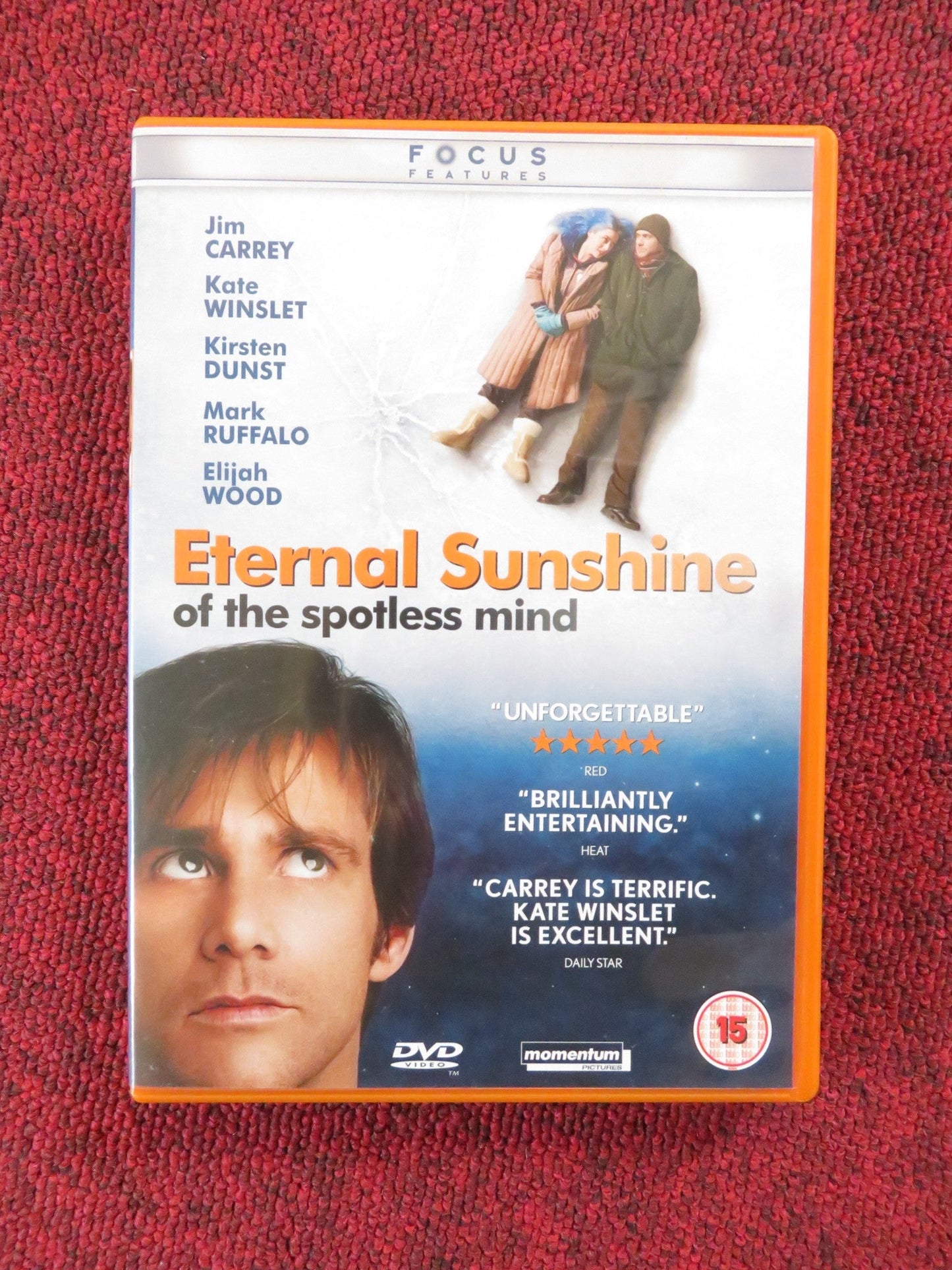 ETERNAL SUNSHINE OF THE SPOTLESS MIND (DVD) JIM CARREY K. WINSLET 2004 REGION 2 Rendezvous Cinema Movie posters