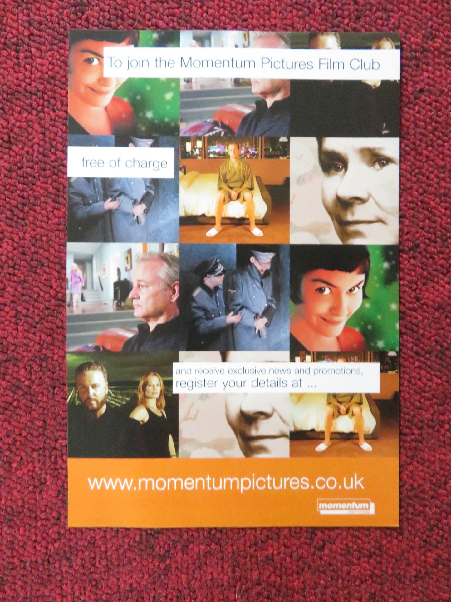 ETERNAL SUNSHINE OF THE SPOTLESS MIND (DVD) JIM CARREY K. WINSLET 2004 REGION 2 Rendezvous Cinema Movie posters