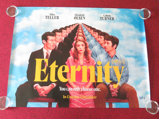 Eternity UK Quad Rolled Poster Miles Teller Elizabeth Olsen 2025 Movie posters