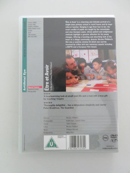 ETRE ET AVOIR (DVD) GEORGES LOPEZ 2002 REGION 2 Movie posters